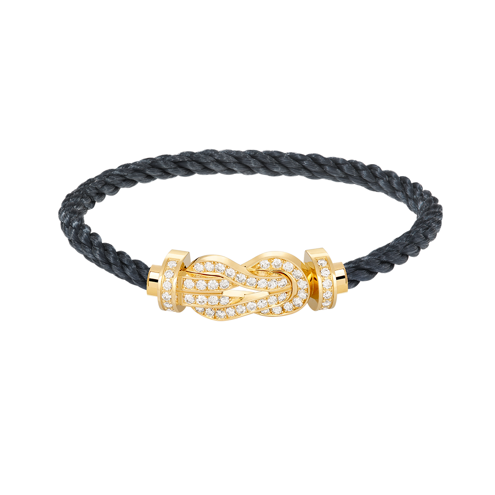 [Kismet Jewels ]CHANCE LARGE 8 FIGURE BUCKLE FULLDIAMOND BRACELET GOLD
