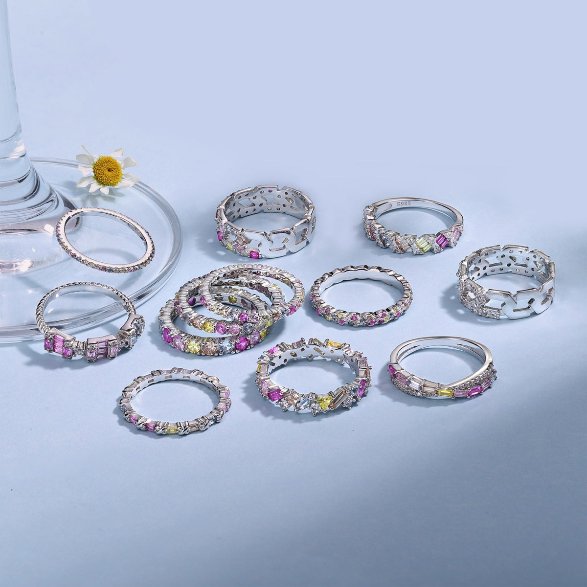 [Kismet Jewels ]Radiant Sparkling Round Cut Daily Ring