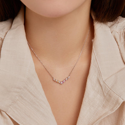 [Kismet Jewels ]Dazzling Rainbow Necklace
