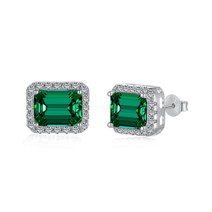 [Kismet Jewels ]Luxurious Dainty Emerald Cut Banquet Earrings