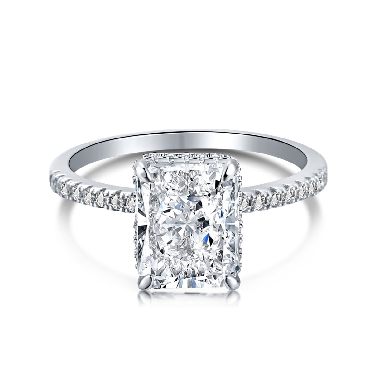 [Kismet Jewels ]4.0 Carat Luxurious Engagement Ring
