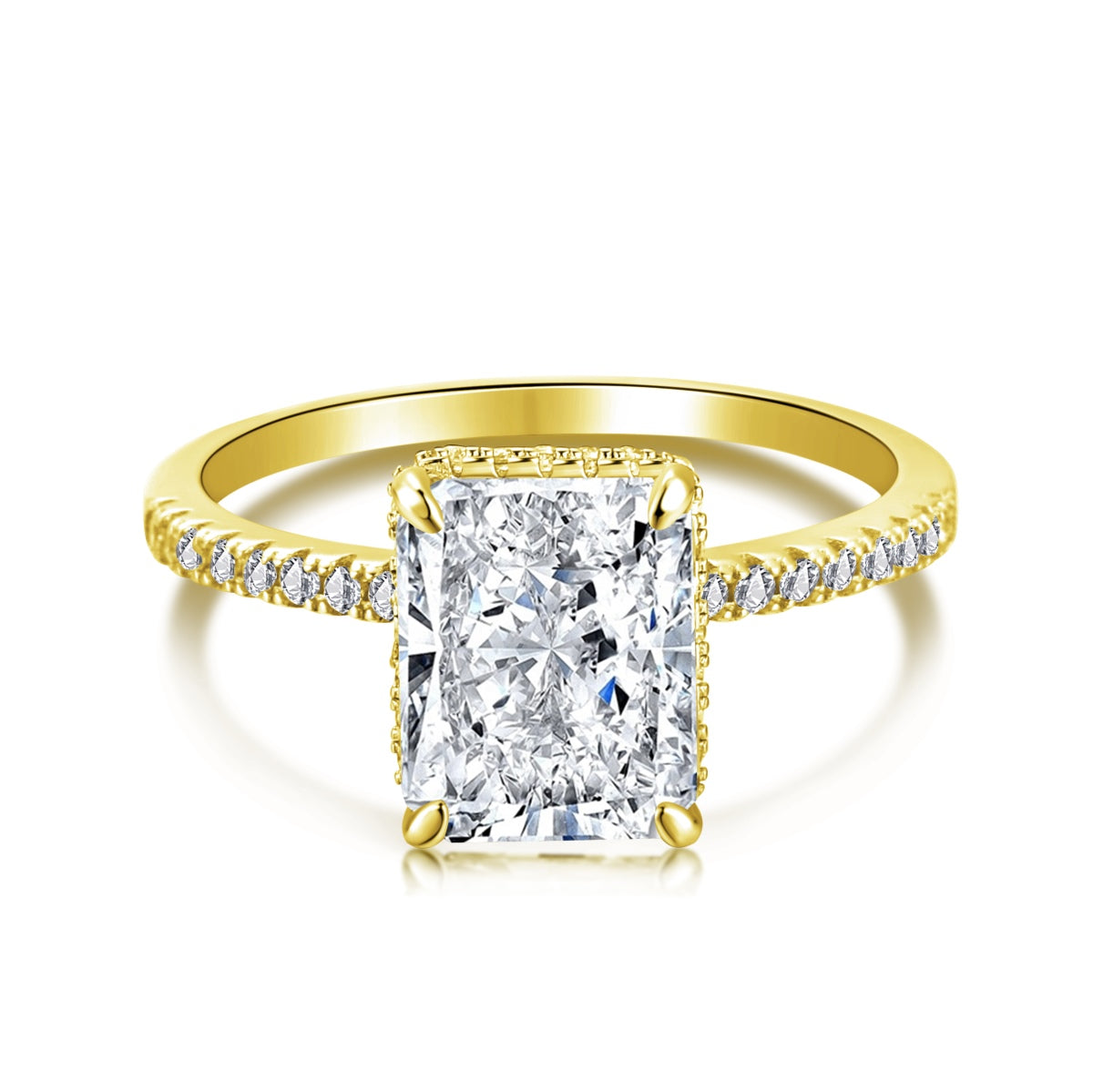 [Kismet Jewels ]4.0 Carat Luxurious Engagement Ring