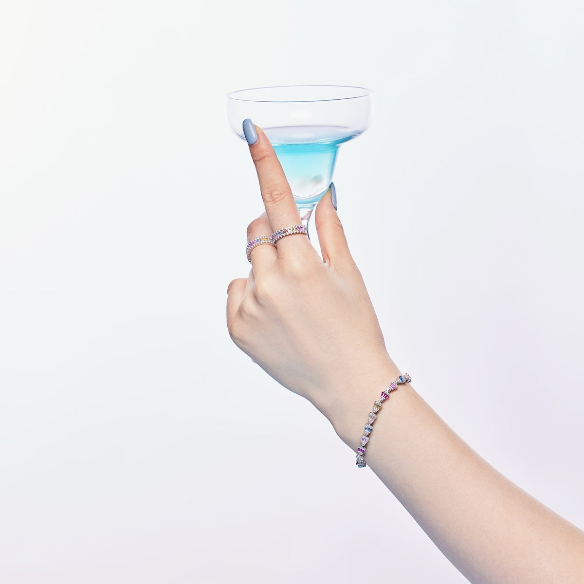 [Kismet Jewels ]Radiant Water Drop Shape Daily Bracelet