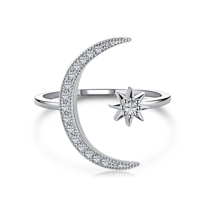 [Kismet Jewels ]Eternity Moon & Star Ring