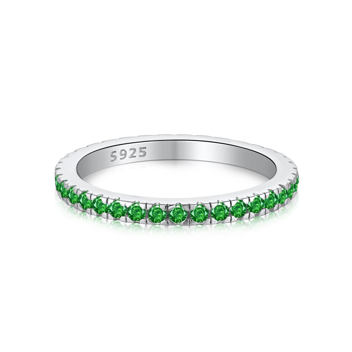 [Kismet Jewels ]Delicate Sparkling Round Cut Daily Ring