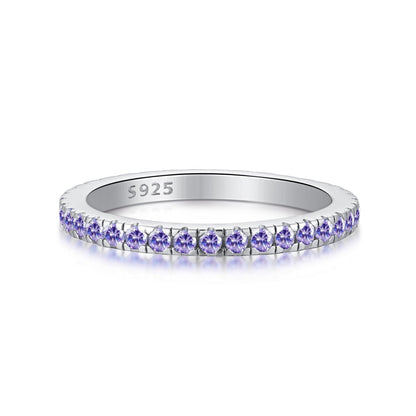 [Kismet Jewels ]Delicate Sparkling Round Cut Daily Ring