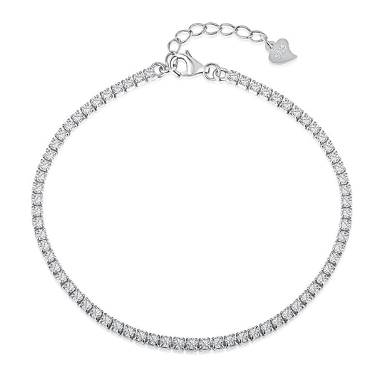 [Kismet Jewels ]Radiant Shinning Princess Cut Tennis Bracelet