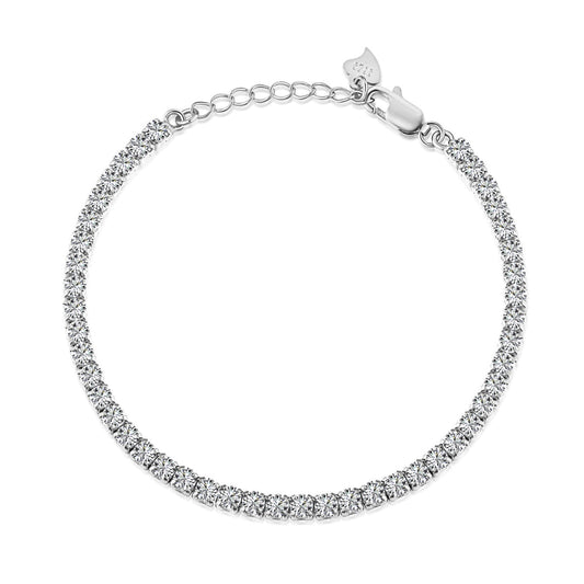 [Kismet Jewels ]Sparkling Round Cut Daily Bracelet