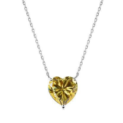 [Kismet Jewels ]6.0 carat Radiant Heart Shape Necklace