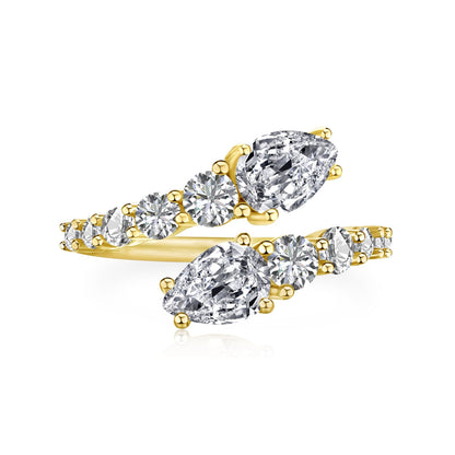 [Kismet Jewels ]Delicate Lively Snake Shape Daily Ring