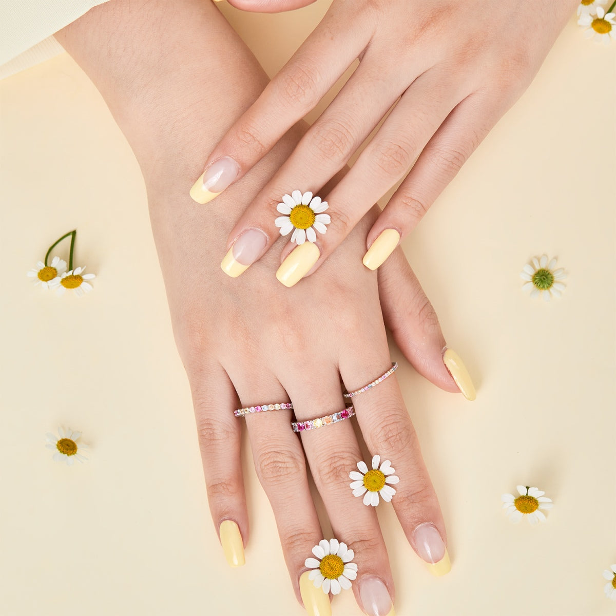 [Kismet Jewels ]Elegant Vivid Round Cut Daily Ring