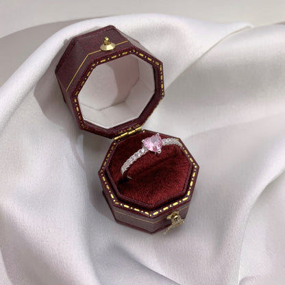 [Kismet Jewels ]0.5 Carat CaratEternity Charming Heart Shape Lover Ring