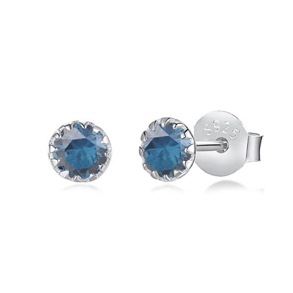 [Kismet Jewels ]Sparkling Colorful Round Shape Earrings