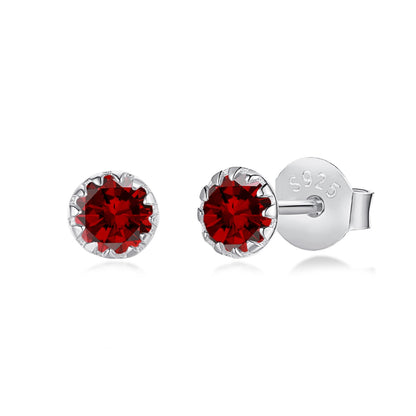 [Kismet Jewels ]Sparkling Colorful Round Shape Earrings