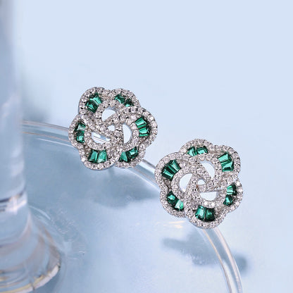 [Kismet Jewels ]Exquisite Flower Shape Daily Earrings