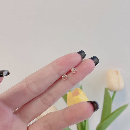 [Kismet Jewels ]Sparkling Colorful Round Shape Earrings