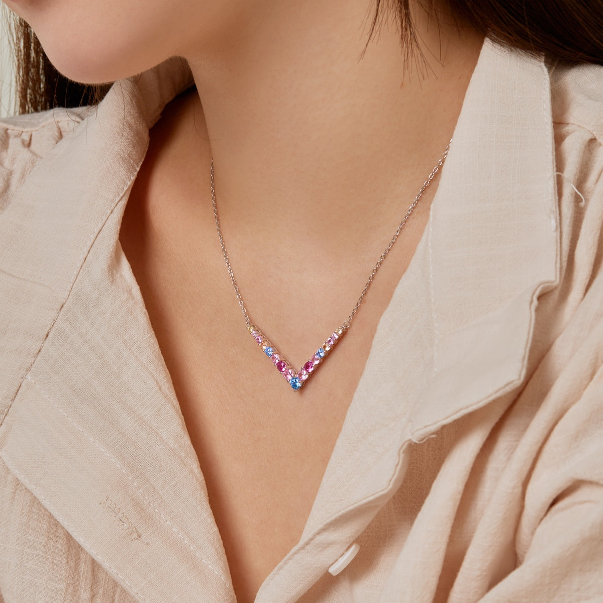 [Kismet Jewels ]Ornate Round Cut Necklace