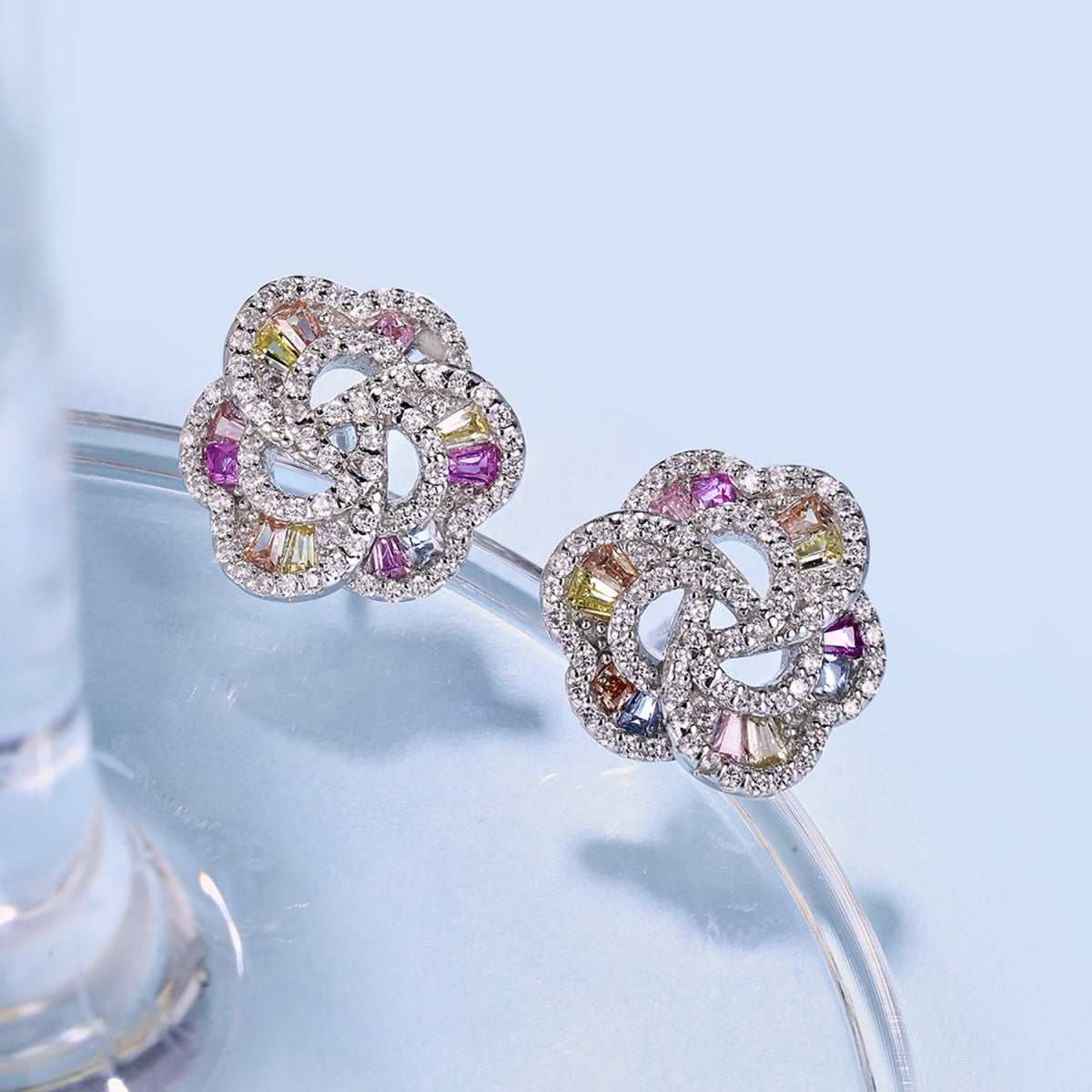 [Kismet Jewels ]Exquisite Flower Shape Daily Earrings
