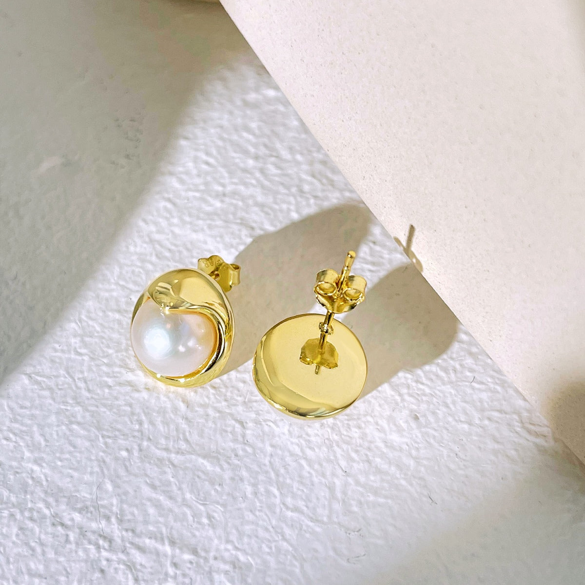 [Kismet Jewels ]Dainty Bread Pearl Earrings