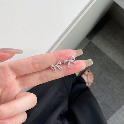 [Kismet Jewels ]Dainty Bow Shape Earrings