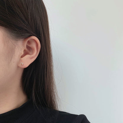 [Kismet Jewels ]Sparkling Colorful Round Shape Earrings