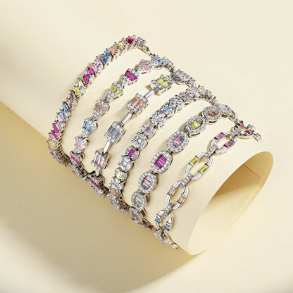[Kismet Jewels ]Dazzling Colorful Daily Bracelet