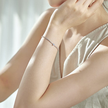 [Kismet Jewels ]0.5 Carat Elegant Romantic Heart Shape Lover Bracelet