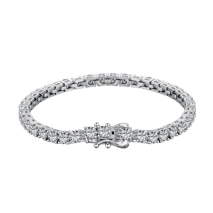 [Kismet Jewels ]Luxurious Ornate Round Cut Tennis Bracelet