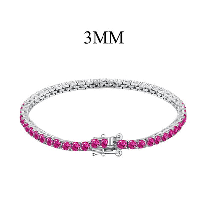 [Kismet Jewels ]Radiant Colorful Round Cut Party Bracelet