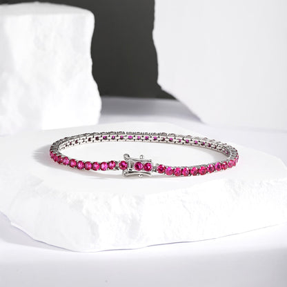 [Kismet Jewels ]Radiant Colorful Round Cut Party Bracelet