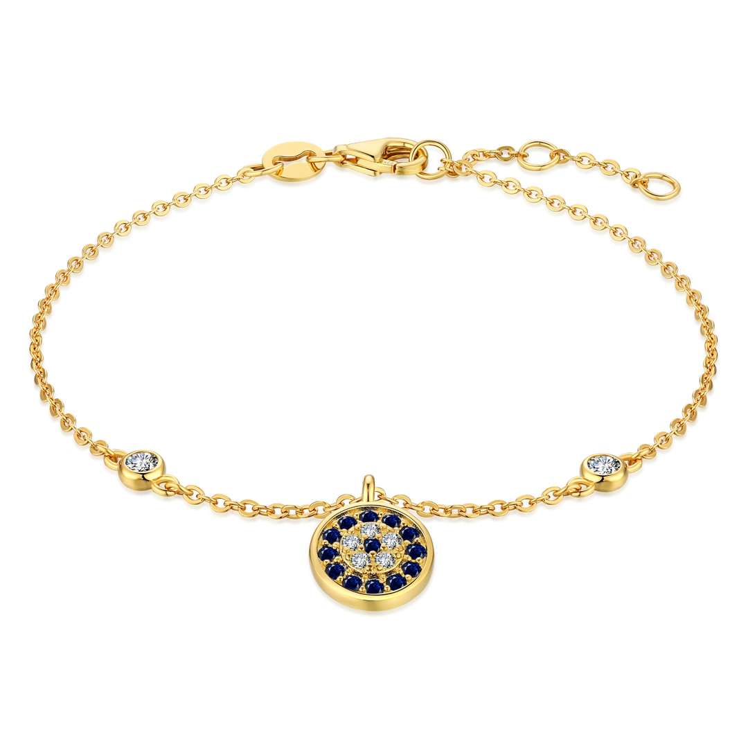 [Kismet Jewels ]Devil's Eye Round Shape Bracelet
