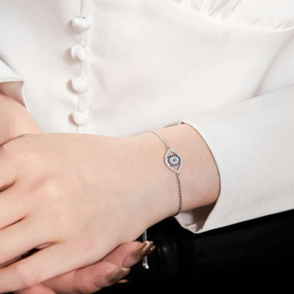 [Kismet Jewels ]Dazzling Eye Shape Necklace