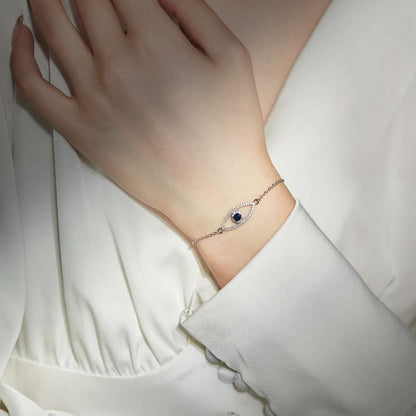 [Kismet Jewels ]Devil's Eye Hollow Design Bracelet