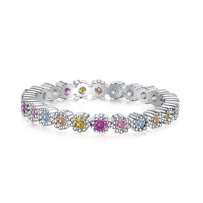 [Kismet Jewels ]Exquisite Colorful Round Cut Party Ring