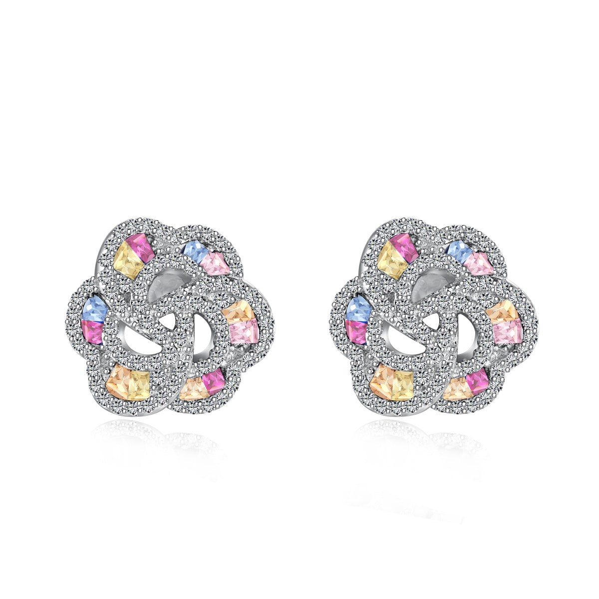 [Kismet Jewels ]Exquisite Flower Shape Daily Earrings
