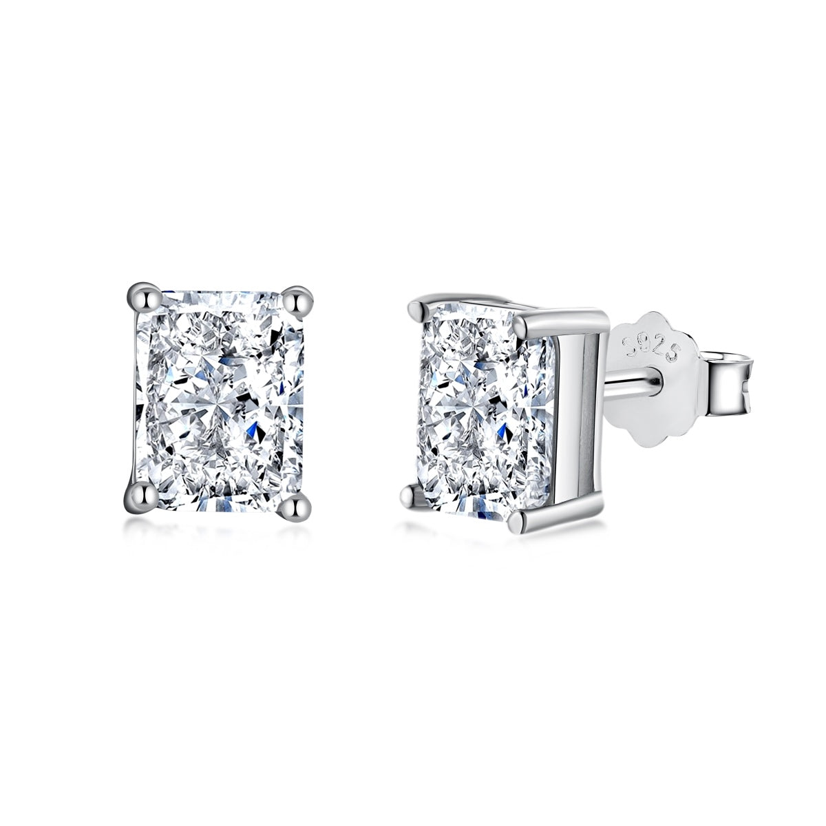 [Kismet Jewels ]Radiant Luxurious Princess Cut Daily Earrings
