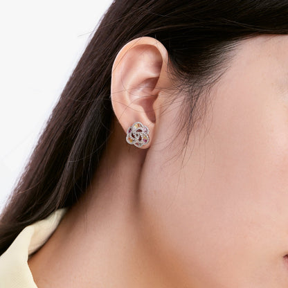 [Kismet Jewels ]Exquisite Flower Shape Daily Earrings