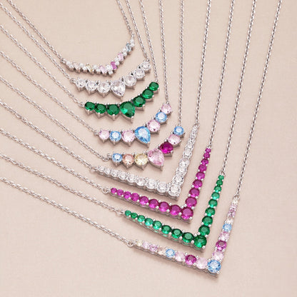 [Kismet Jewels ]Dazzling Rainbow Necklace