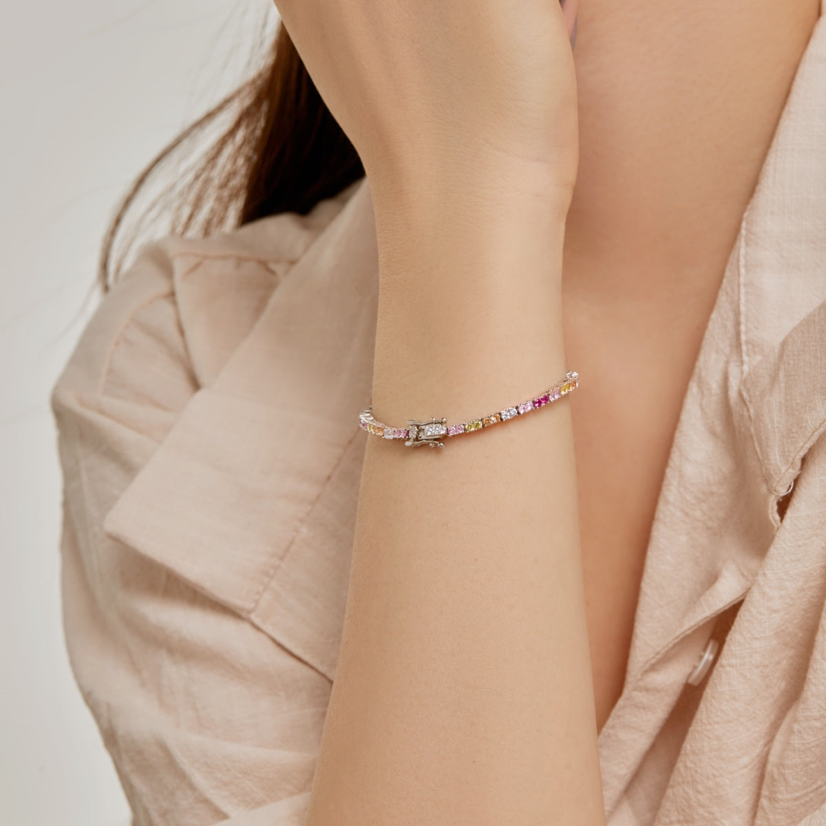 [Kismet Jewels ]Delicate Romantic Heart Shape Lover Bracelet
