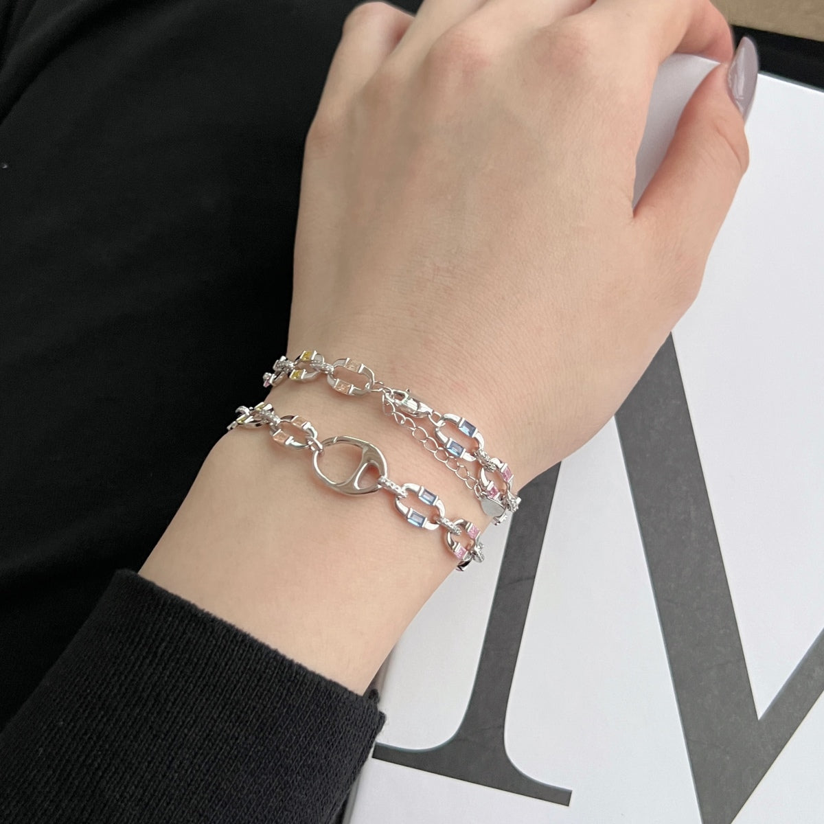 [Kismet Jewels ]Dazzling Colorful Daily Bracelet