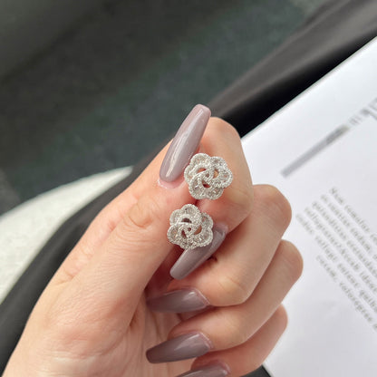 [Kismet Jewels ]Exquisite Flower Shape Daily Earrings