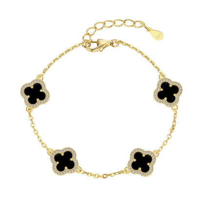 [Kismet Jewels ]Four-Leaf Clover Exquisite Bracelet