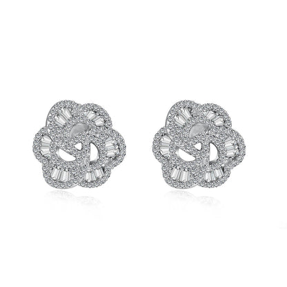 [Kismet Jewels ]Exquisite Flower Shape Daily Earrings