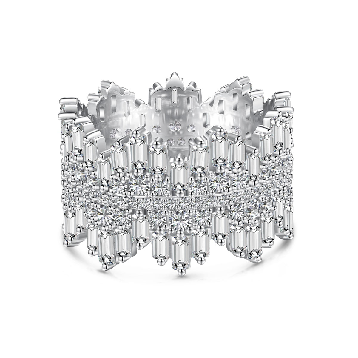 [Kismet Jewels ]Luxurious Colorful Radiant Cut Daily Ring