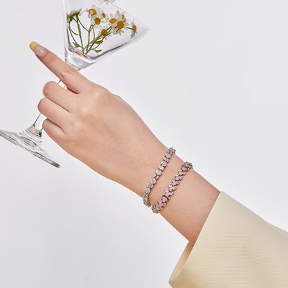 [Kismet Jewels ]Dainty Exquisite Flower Shape Daily Bracelet