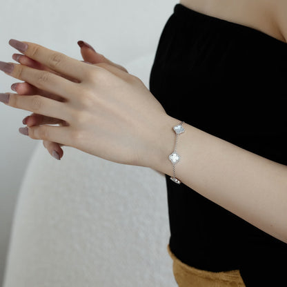 [Kismet Jewels ]Four-Leaf Clover Exquisite Bracelet