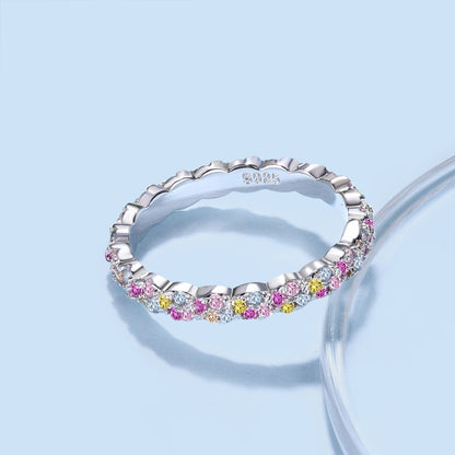 [Kismet Jewels ]Dainty Ebullient Round Cut Daily Ring