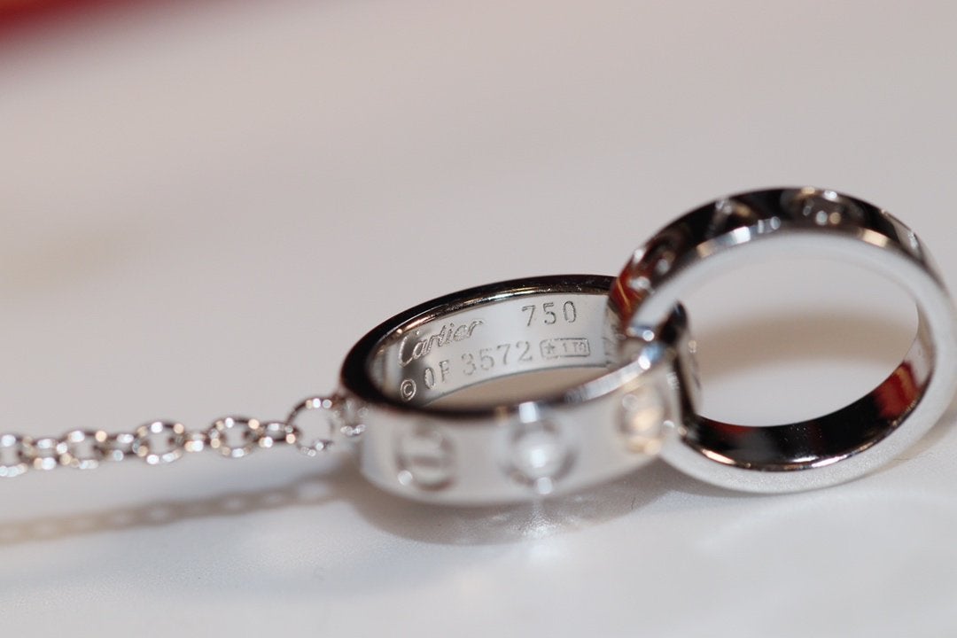 [Kismet Jewels ]LOVE NECKLACE PINK GOLD AND SILVER