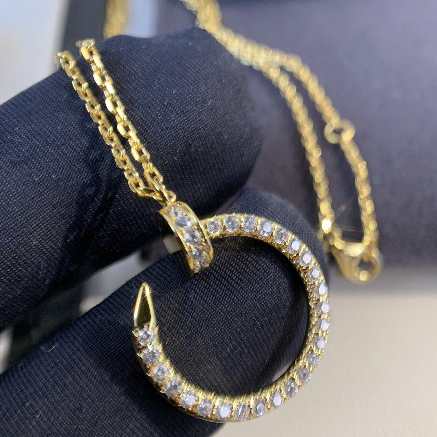 [Kismet Jewels ]JUSTE NECKLACE GOLD DIAMONDS