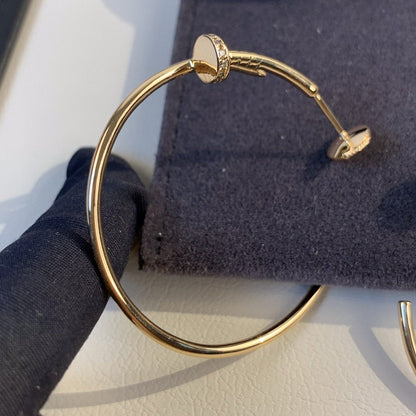 [Kismet Jewels ]JUSTE EARRINGS GOLD DIAMONDS 1.8MM